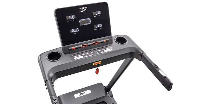 console view of the updated Reebok Jet 100 Treadmill