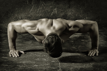 Pushups help with maintaining muscle strength