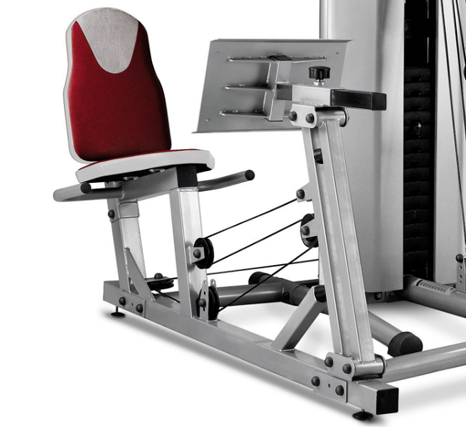 Detail on the leg press BH Fitness Global multi-gym